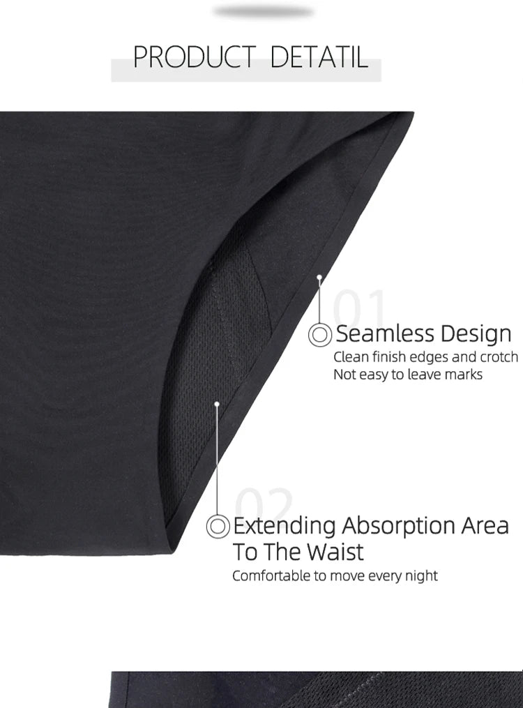 Sexy Leakproof Panties – 4-Layer Breathable Mesh Incontinence Briefs