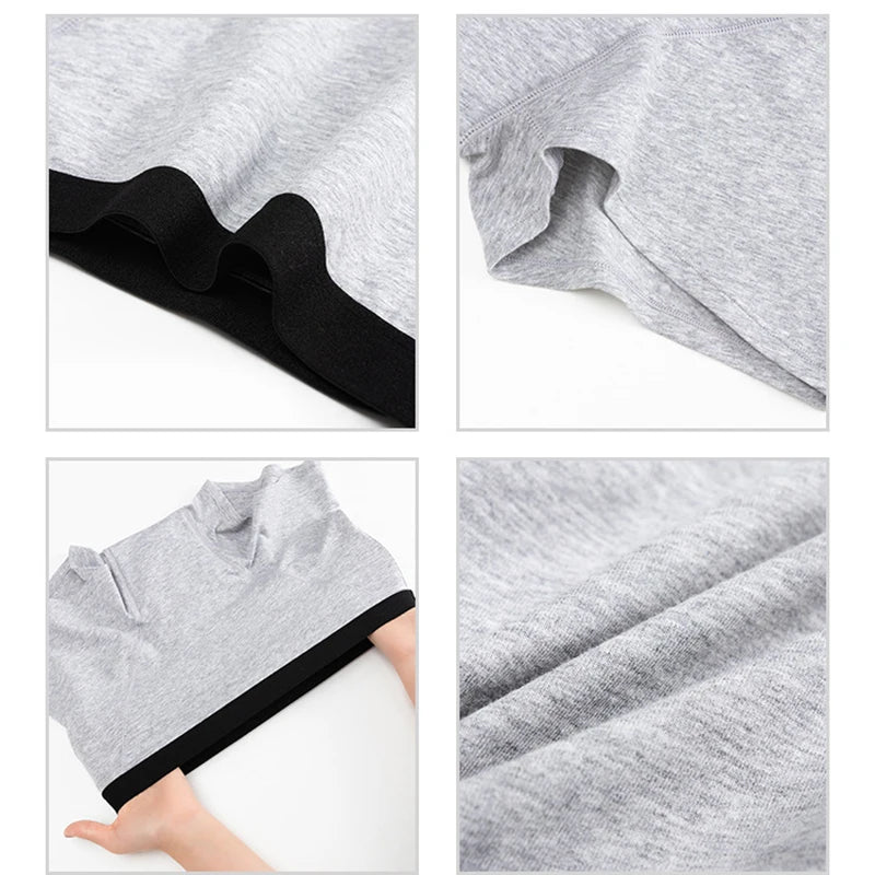 Grey Boyshort Leakproof Panties – 4-Layer Absorbent Underwear - My Willio