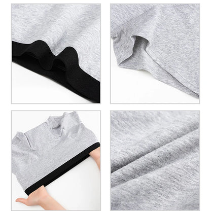 Grey Boyshort Leakproof Panties – 4-Layer Absorbent Underwear - My Willio
