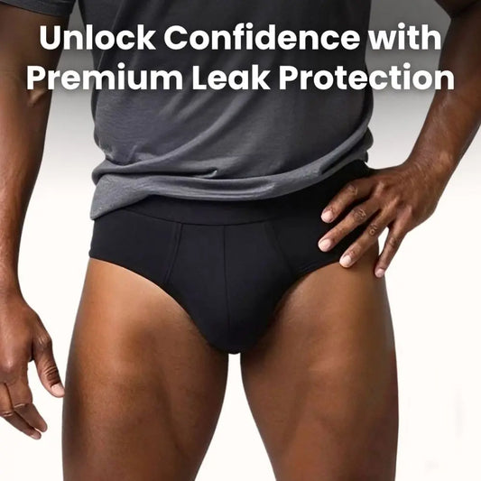 Men’s incontinence briefs – Breathable fabric – Leakproof absorbent underwea