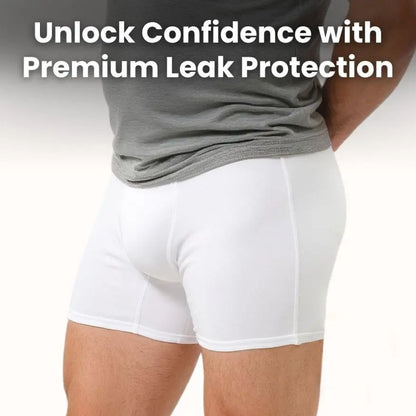 Men’s Leakproof Boxer Briefs – 4-Layer Absorbent Incontinence Underwear - My Willio