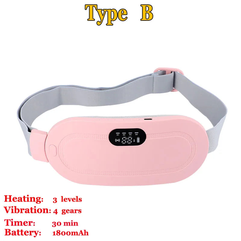 Period Pain Relief Belt – Heating Pad with Massage & Vibration - My Willio