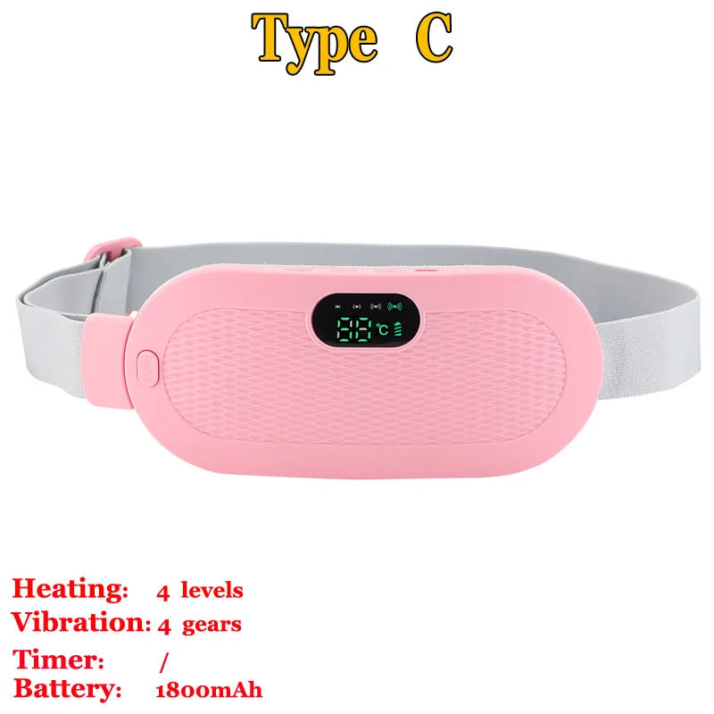 Period Pain Relief Belt – Heating Pad with Massage & Vibration - My Willio