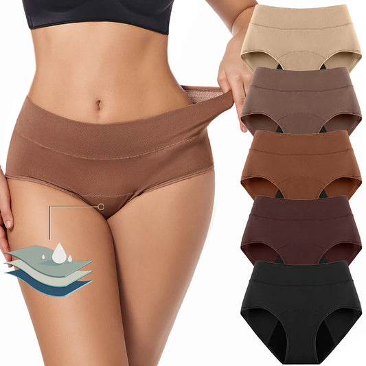 Women’s Leakproof Incontinence Underwear – Washable 3-Layer Absorbent Briefs
