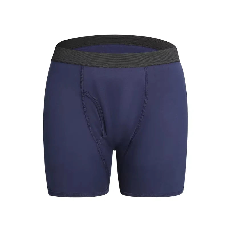 Men’s Leakproof Boxer Briefs – 4-Layer Absorbent Incontinence Underwear - My Willio