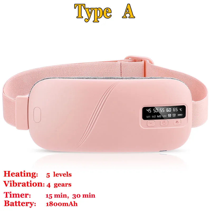 Period Pain Relief Belt – Heating Pad with Massage & Vibration - My Willio