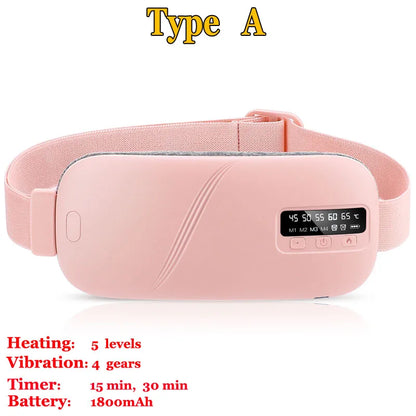 Period Pain Relief Belt – Heating Pad with Massage & Vibration - My Willio